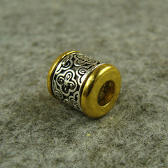 4pcs Bracelet Necklace Beads Lanyard Bead Knife Paracord Beads Beard Beads Toys 07FC0E-D4 - KOEEK