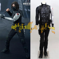 Cosplay Captain America Winter Soldier Bucky Costumes Full Set Armor Halloween 07FC0E-D4 - KOEEK
