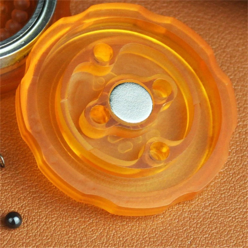 Personalized Fishbone Pattern Fidget Coin Pmma Mechanical Pocket Fidget Toy 07FC0E-D4 - KOEEK