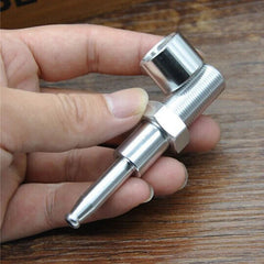 Metal Filter Tobacco Smoking Pipe Pocket Herb Pipes Screw Creative Gifts 1pcs 07FC0E-D4 - KOEEK