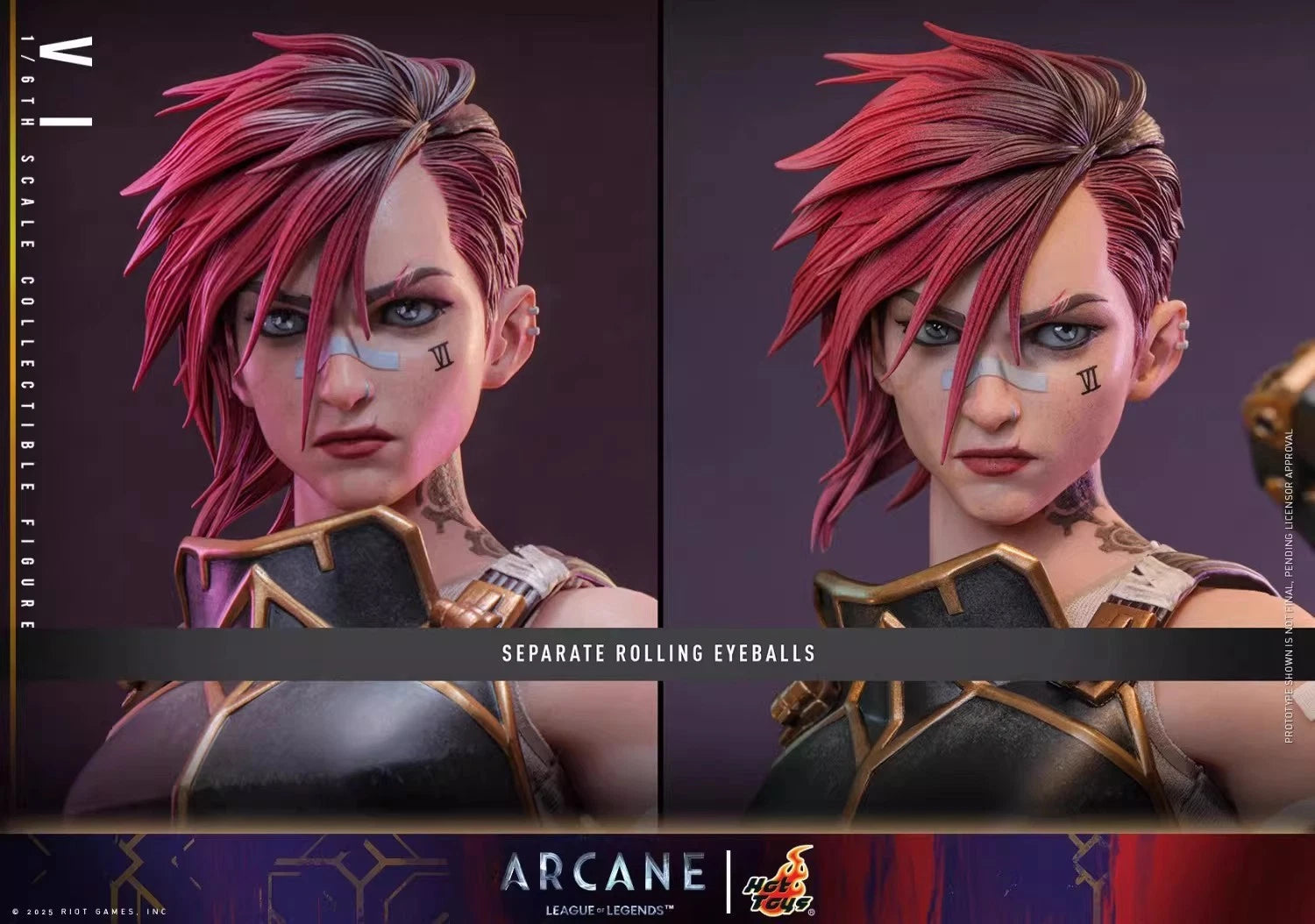 IN STOCK Hot Toys TMS138 1/6 Arcane League of Legends Vi 12" Action Figure Model HOT_TOYS - KOEEK