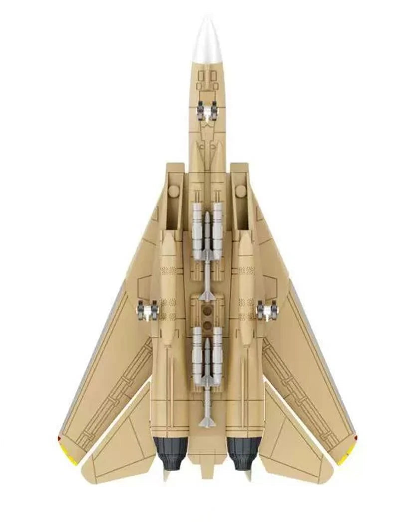 1/72 US F-14A Tomcat F-14 Fighter Topgun 13 'Desert' Plastic Painted Unassembled 07FC0E-D4 - KOEEK