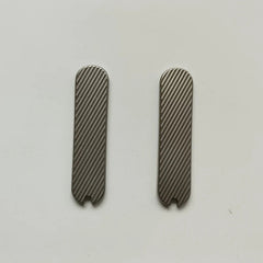 1 Pair Titanium Alloy Knife Handle Scales For 58MM Victorinox Swiss Army Knives 07FC0E-D4 - KOEEK