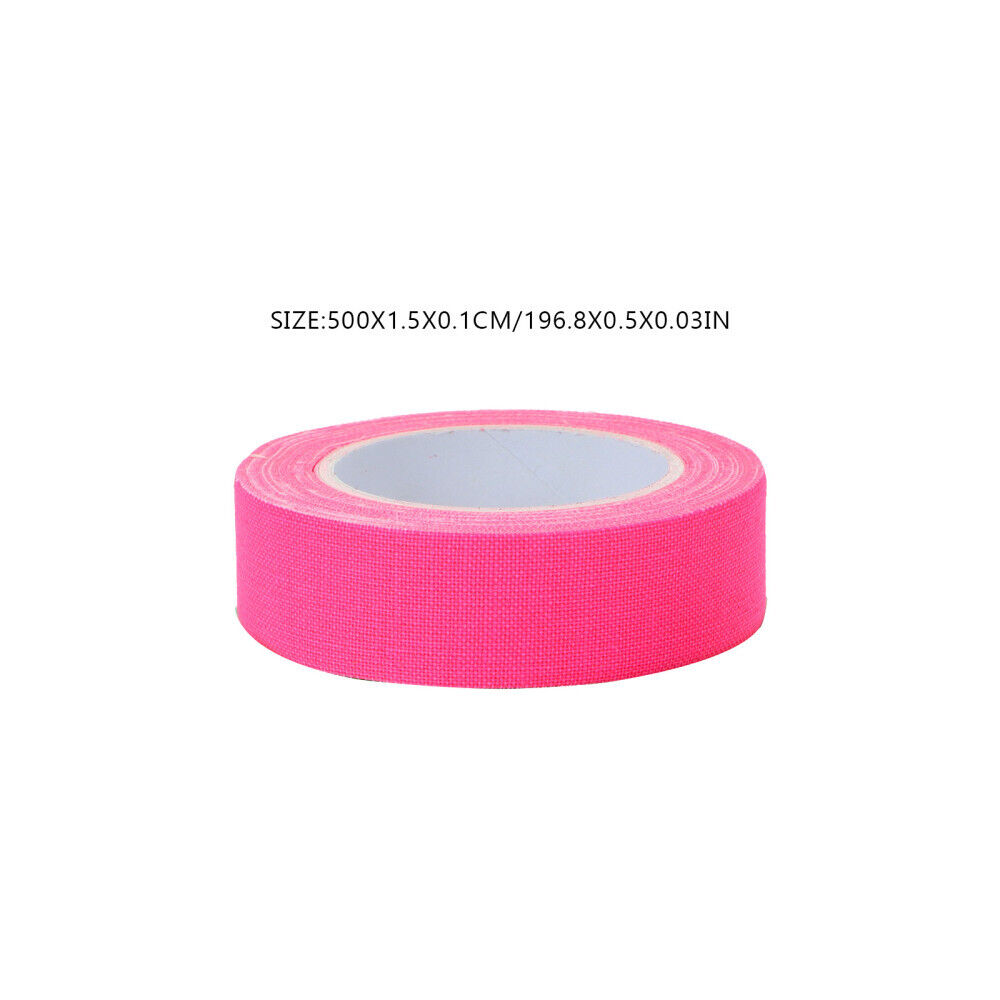 ny 6 ruller Neon Cloth Tapes Bright Spike UV Blacklight Høy viskositet Lysende