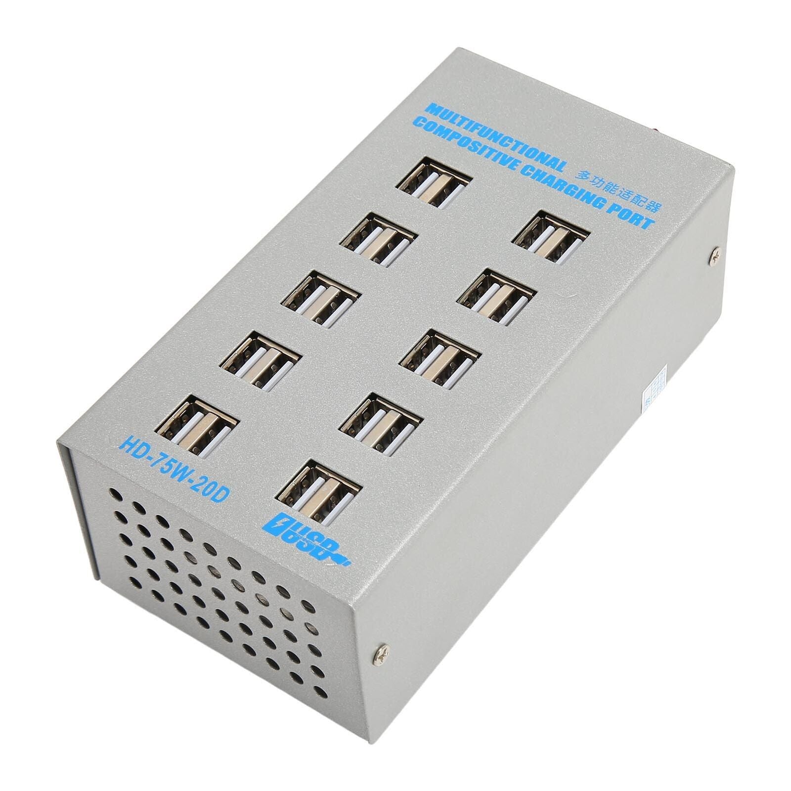 new (US Plug)Charging Station Hub 20 Port 75W USB Charging Station Compact 100-240V koeek - KOEEK