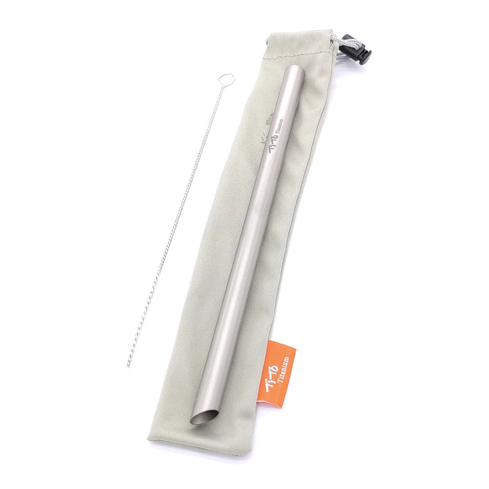 TC4 Titanium Alloy Outdoor Camping Coffee Drinks Straw EDC Portable Multi Tools 07FC0E-D4 - KOEEK