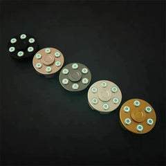 Revolver Clip Luminous Fidget Spinner EDC Metal Hand Spinner Adult Fidget Toys 07FC0E-D4 - KOEEK