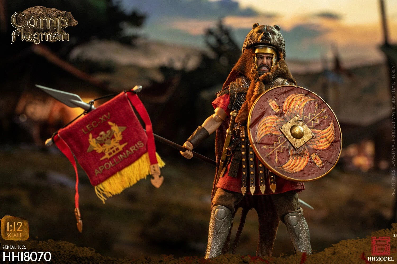 HHMODEL HH18070 Imperial Legion Roman Camp Flagman 1/12 Action Figure IN STOCK 07FC0E-D4 - KOEEK