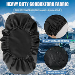 new Winch Cover,  Upgrade Heavy Duty 600D Oxford Fabric Covers for Black 07FC0E-D4 - KOEEK