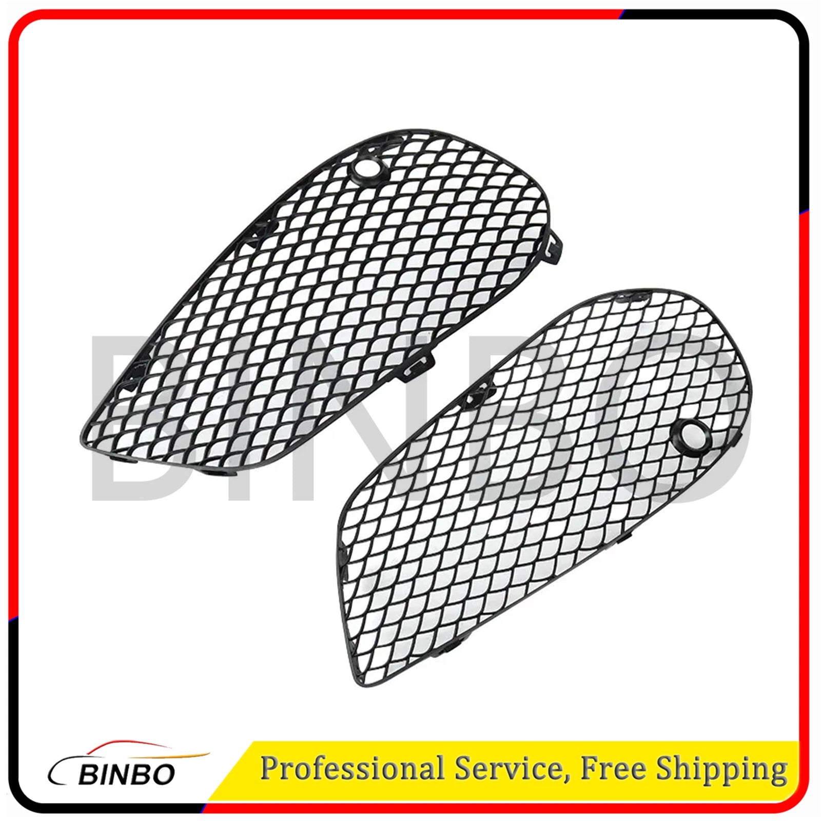 Front Bumper Vent Cover Grille c For Mercedes Benz W205 C300 C350 2015-18,L&R 07FC0E-D4 - KOEEK