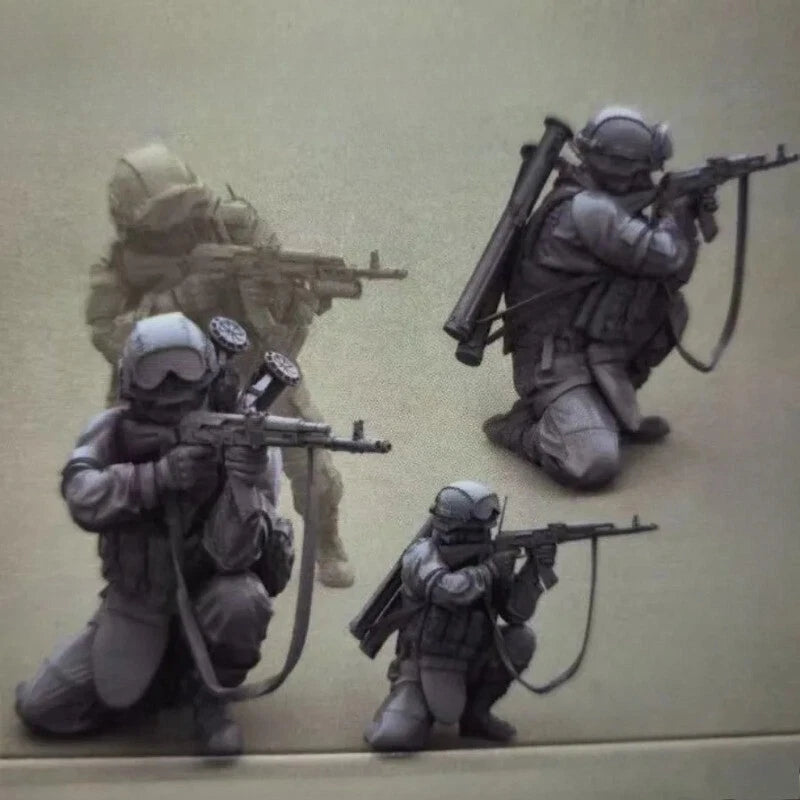 1/35 Resin Figure Model Kit Russian Modern Infantry Unassembled Unpainted 07FC0E-D4 - KOEEK