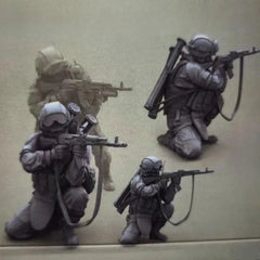 1/35 Resin Figure Model Kit Russian Modern Infantry Unassembled Unpainted 07FC0E-D4 - KOEEK