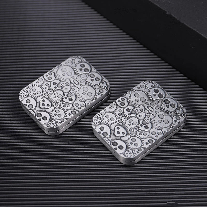 EDC Fidget Toys Metal Skull Magnetic Fidget Slider Adult Fidget Blocks ADHD Tool 07FC0E-D4 - KOEEK