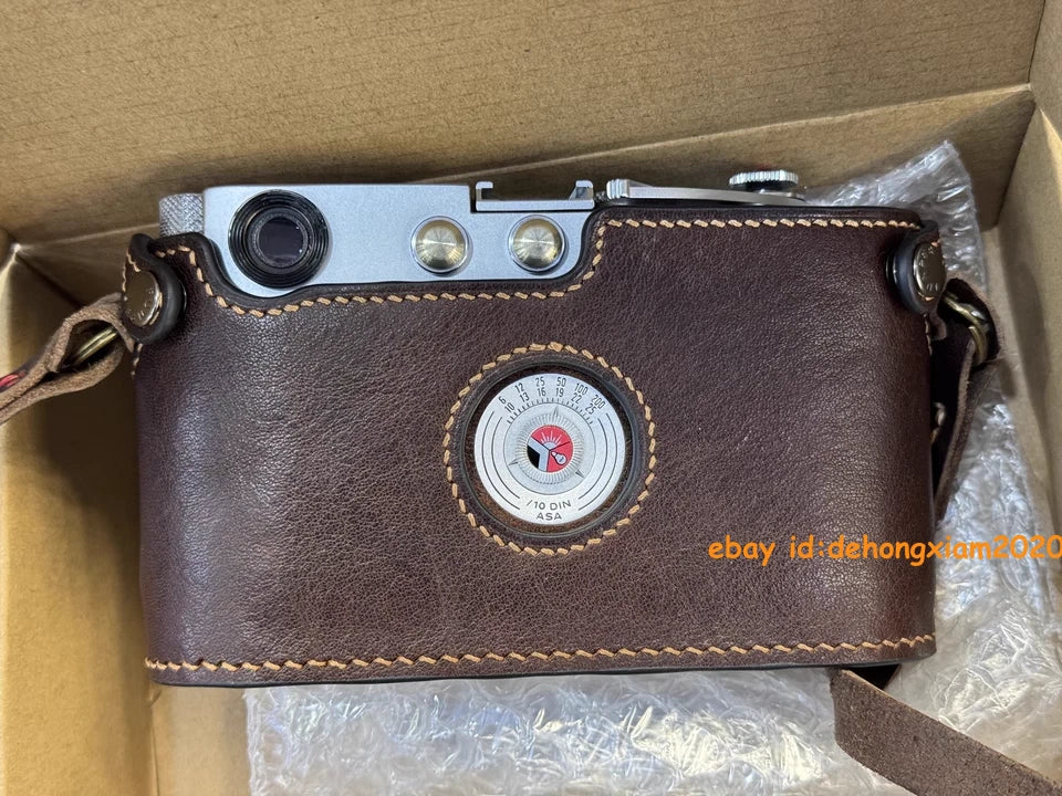 Handmade Leather Camera Half Case Protective Cover for Leica M3 07FC0E-D4 - KOEEK