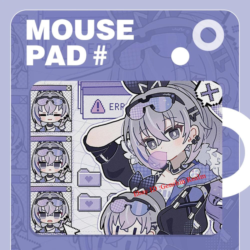 Anime Honkai: Star Rail Series Silver Wolf Thickened Non-slip Mouse Pad 07FC0E-D4 - KOEEK