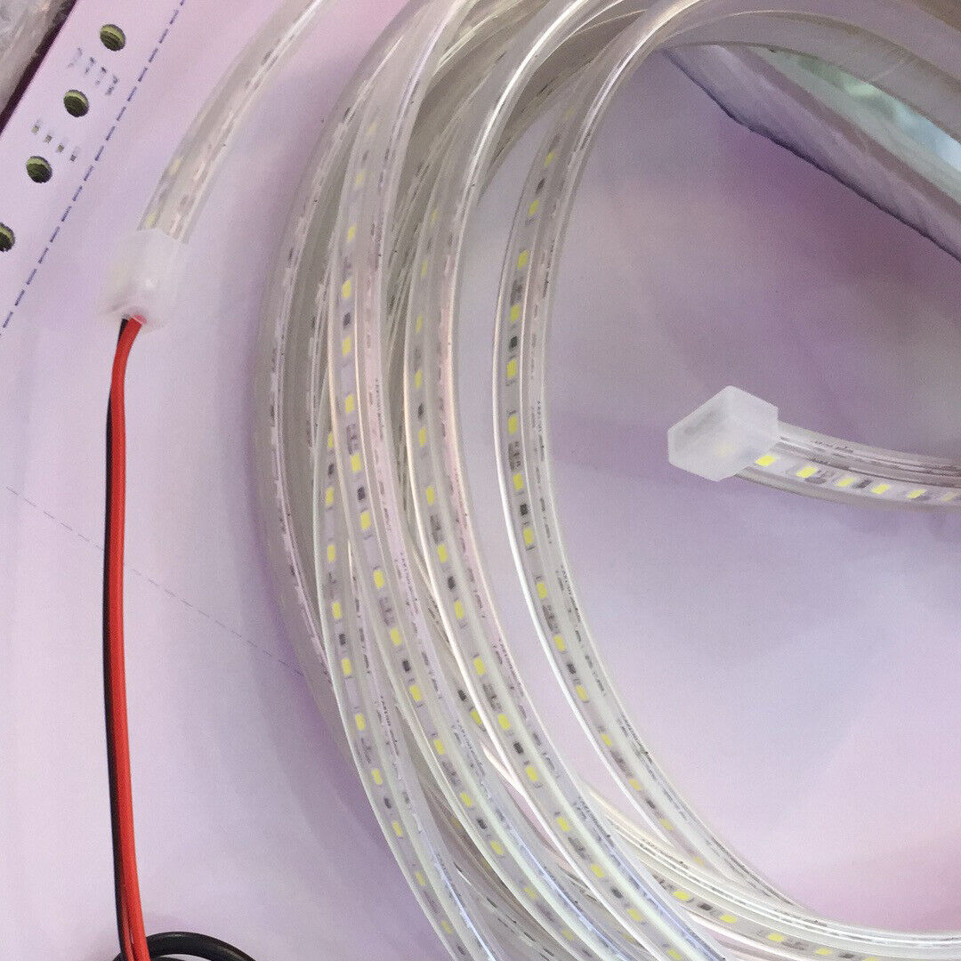 1-15M 24V 2835 120LED/M IP67 White Waterproof Flexible Rope Sign LED Strip Light 07FC0E-D4 - KOEEK