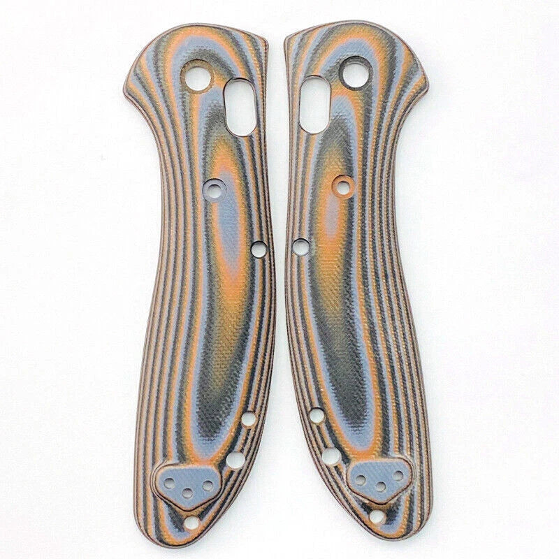 1Pair Custom G10 Material Handle Patch Scales for Benchmade Griptilian 551 Knife 07FC0E-D4 - KOEEK