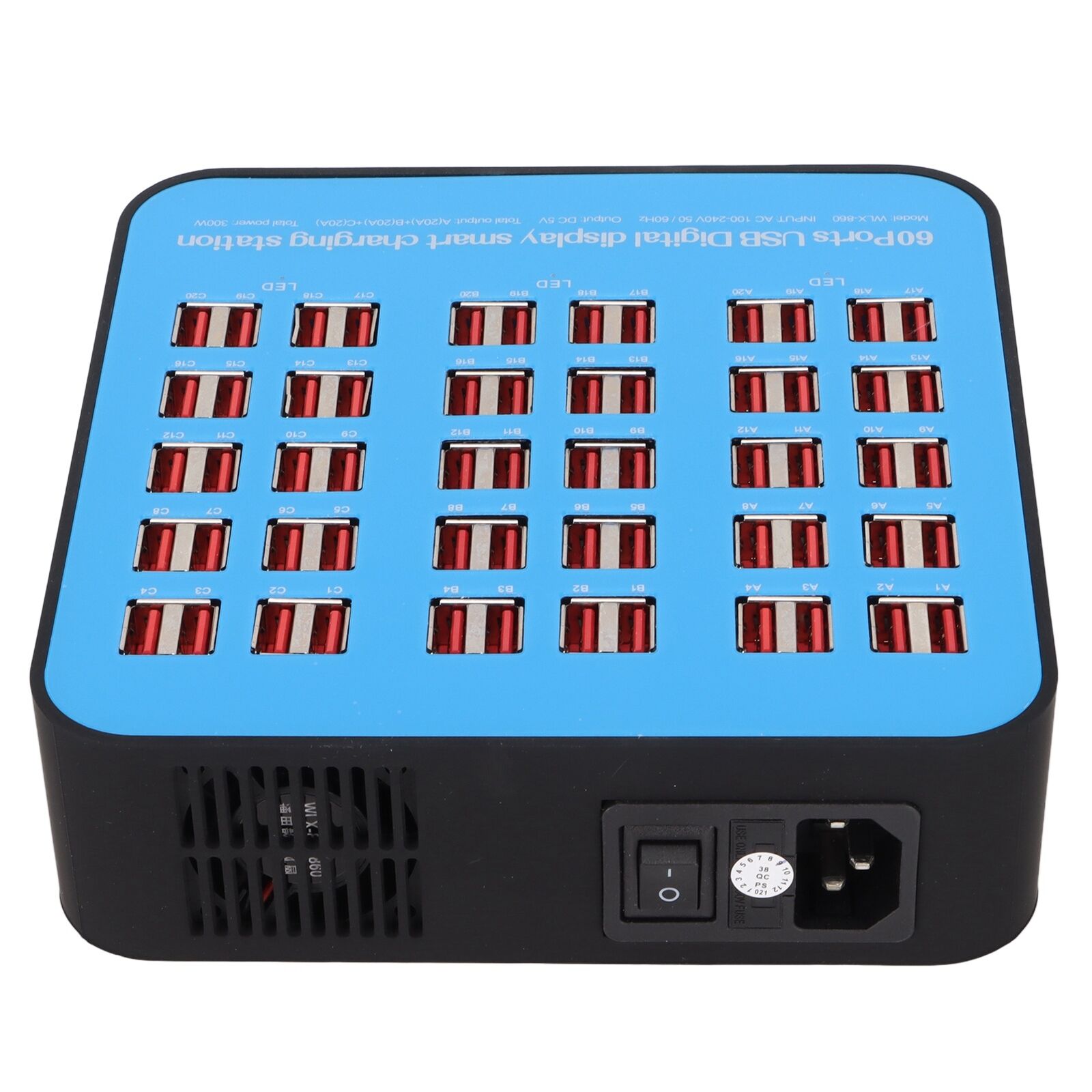 new 60 Ports Desktop Charger Universal Multi Ports Charging Station For Tablets For koeek - KOEEK