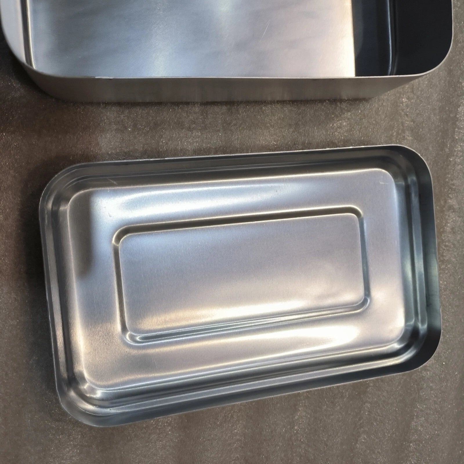 1500ml Retro Pure Aluminum Mess Tin Outdoor Hiking Camping Square Lunch Box 07FC0E-D4 - KOEEK