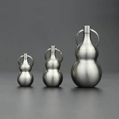 Solid TC4 Titanium Alloy Outdoor EDC Multi Tools Waterproof Medicine Pill Box 07FC0E-D4 - KOEEK