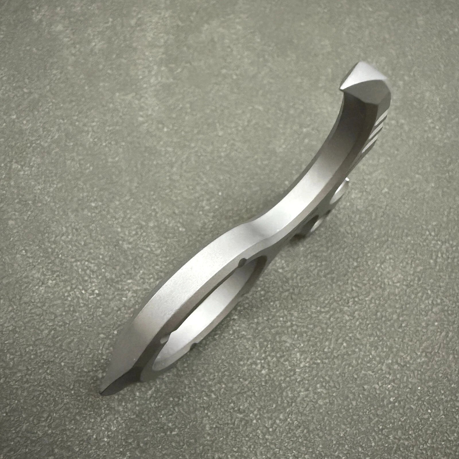 RIHE Design TC4 TITANIUM PRY Bar TOOL sickle EDC Bottle opener 07FC0E-D4 - KOEEK