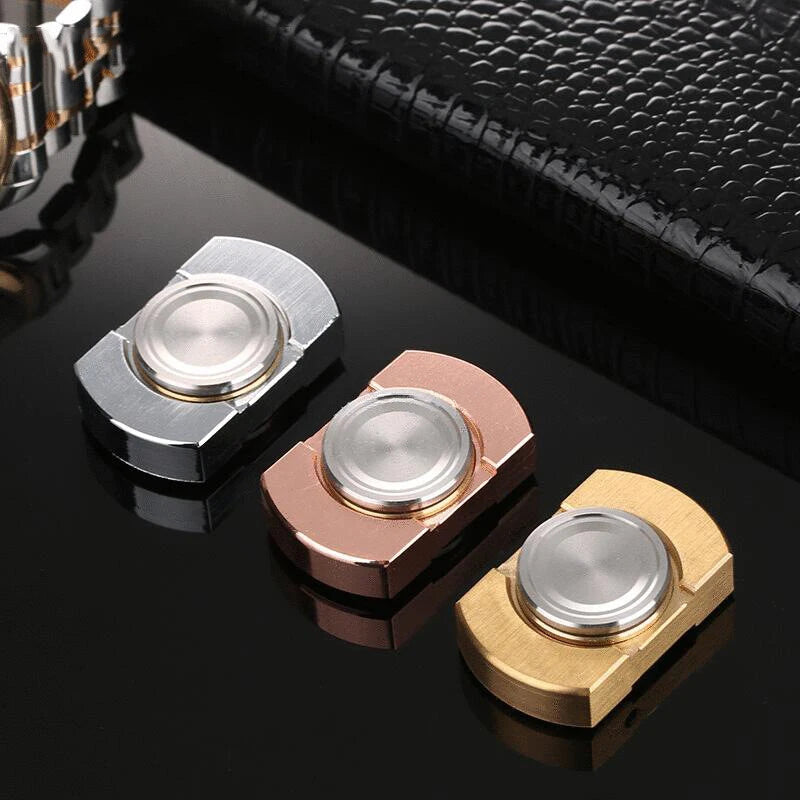 Mini Stainless Steel Fidget Spinner EDC Metal Hand Spinner Fidget ADHD Tool Toys 07FC0E-D4 - KOEEK