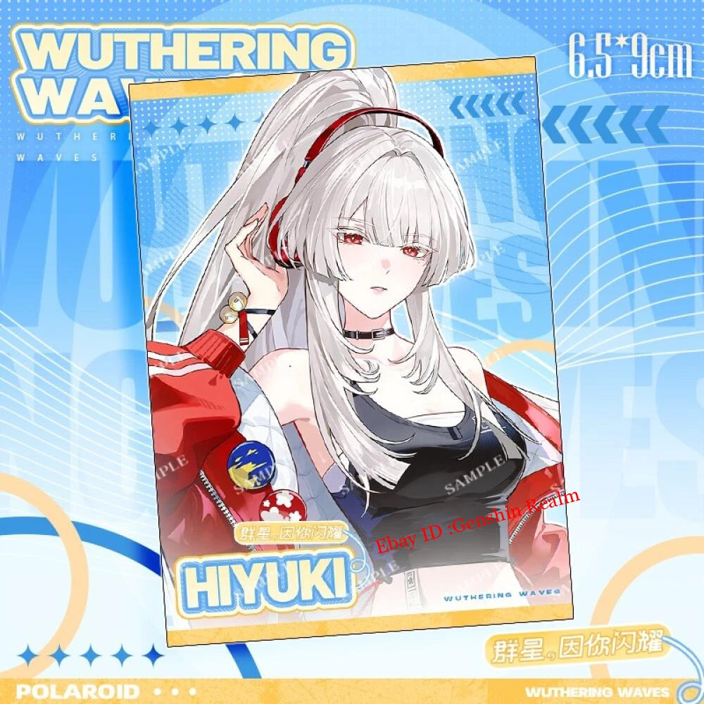 4Pcs/Set Anime Wuthering Waves Limited Edition Card Decor Collection Gift 07FC0E-D4 - KOEEK