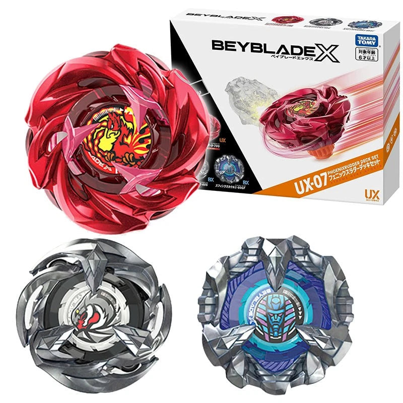 Tomy Takara Phoenix Rudder Deck Set Beyblade X Burst Booster UX07 Official TAKARA - KOEEK