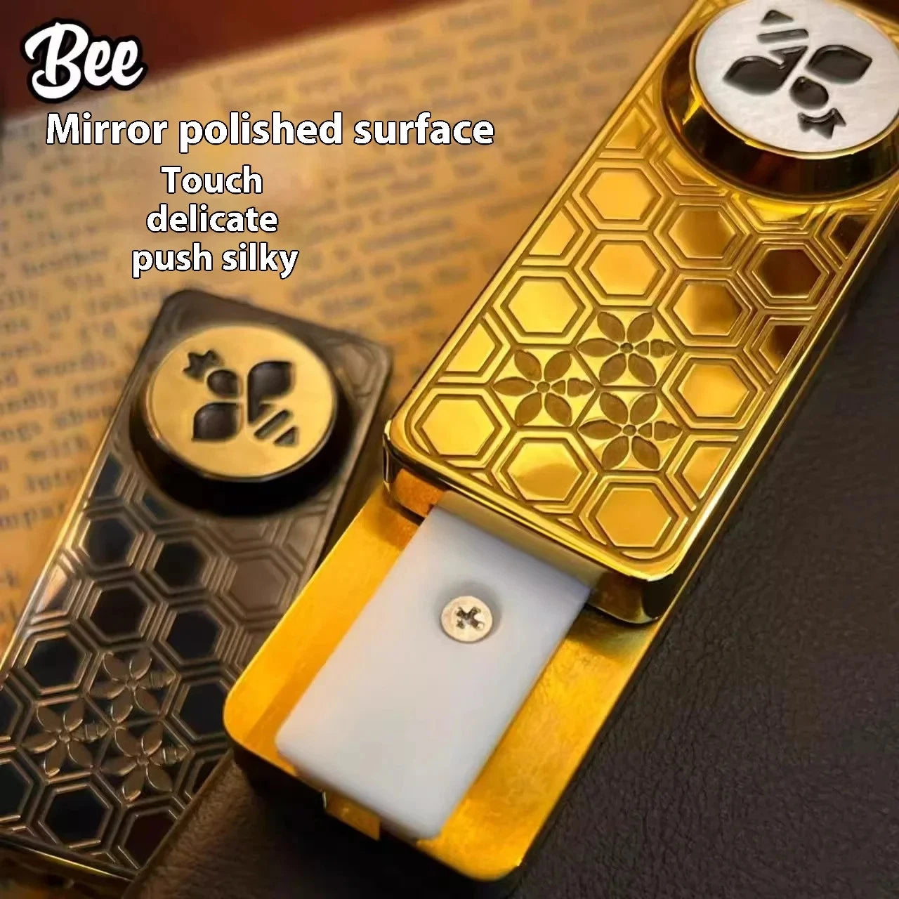 Queen Bee Stinger EDC Mechanical Push Card Fidget Stress Relief Toy 07FC0E-D4 - KOEEK