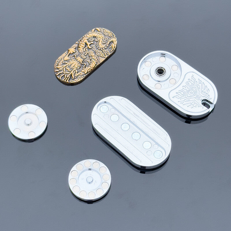 Exquisite Chinese Dragon Fidget Slider EDC Cool 3D Dragon Carving Fidget Toy 07FC0E-D4 - KOEEK