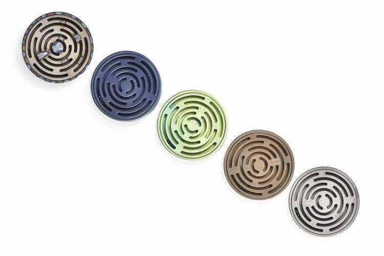Titanium Alloy Maze Spinning Top Coin Hand Spinner Anti Stress EDC Fidget Toy 07FC0E-D4 - KOEEK