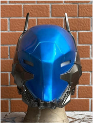 Batman Red Hood Arkham Knight Jason Halloween Cosplay Helmet FRP Mask LED Eyes 07FC0E-D4 - KOEEK