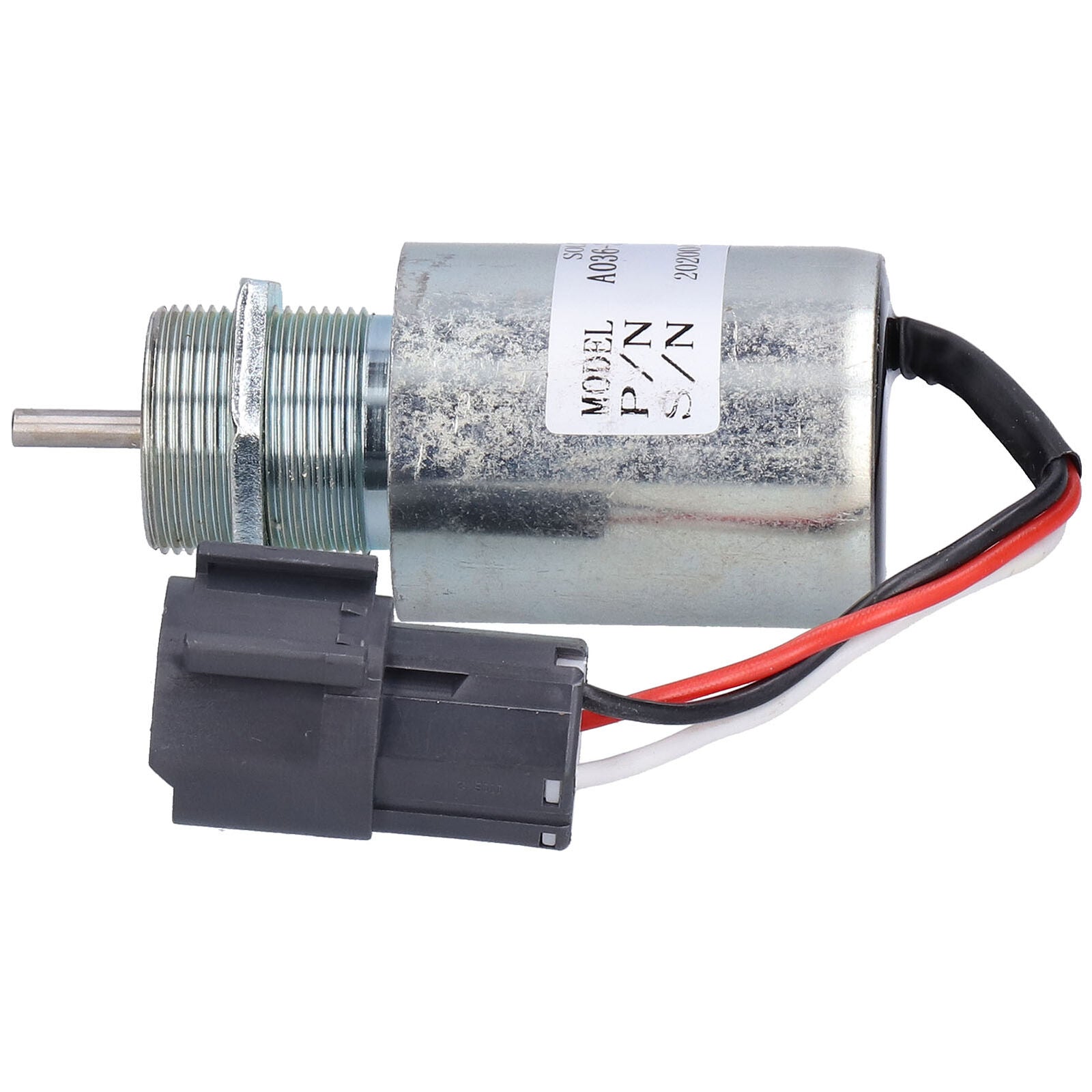 new 12V Solenoid Valve Fuel Shut Off Steel Excavator Parts A036‑3175 For koeek - KOEEK