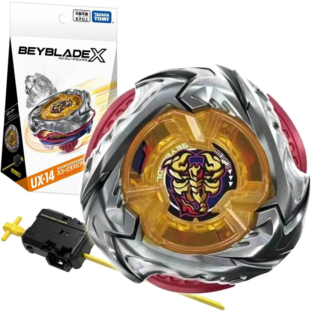 Tomy Takara Scorpio Spear 0-70Z Beyblade X Booster Launcher UX14 Official TAKARA - KOEEK