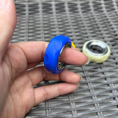 Mechanic Ring Tire Fidget Clicker Magnetic Slider Haptic EDC Toy Stress Relief 07FC0E-D4 - KOEEK