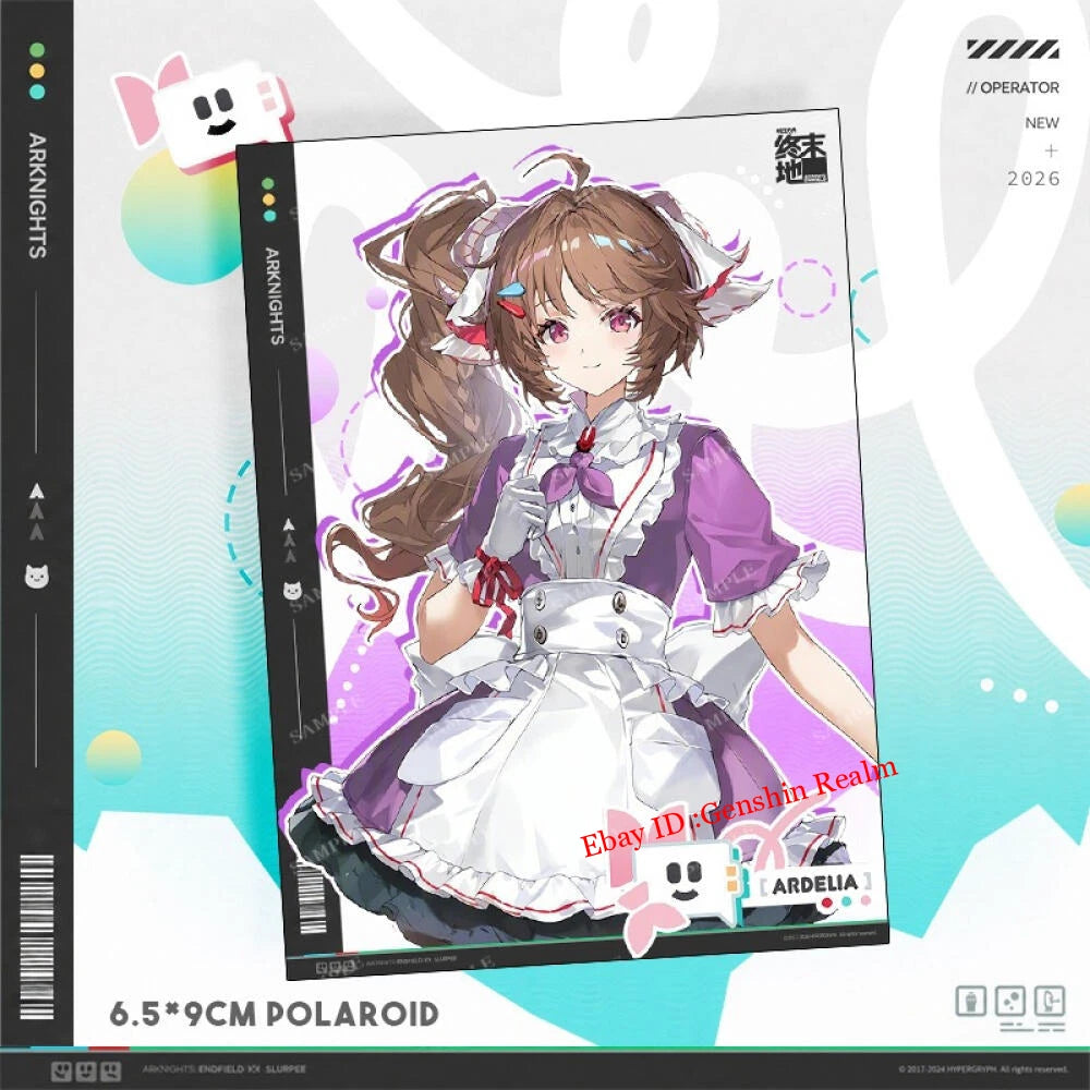 6Pcs/Set Anime Arknights:Endfield Limited Edition Card Decor Collection Gift 07FC0E-D4 - KOEEK