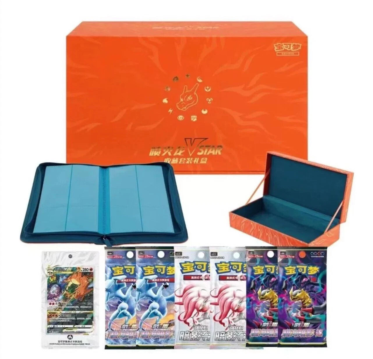 SET OF 2 Pokemon TCG S-Chinese Exclusive Charizard & Mewtwo VSTAR Box IN STOCK 07FC0E-D4 - KOEEK