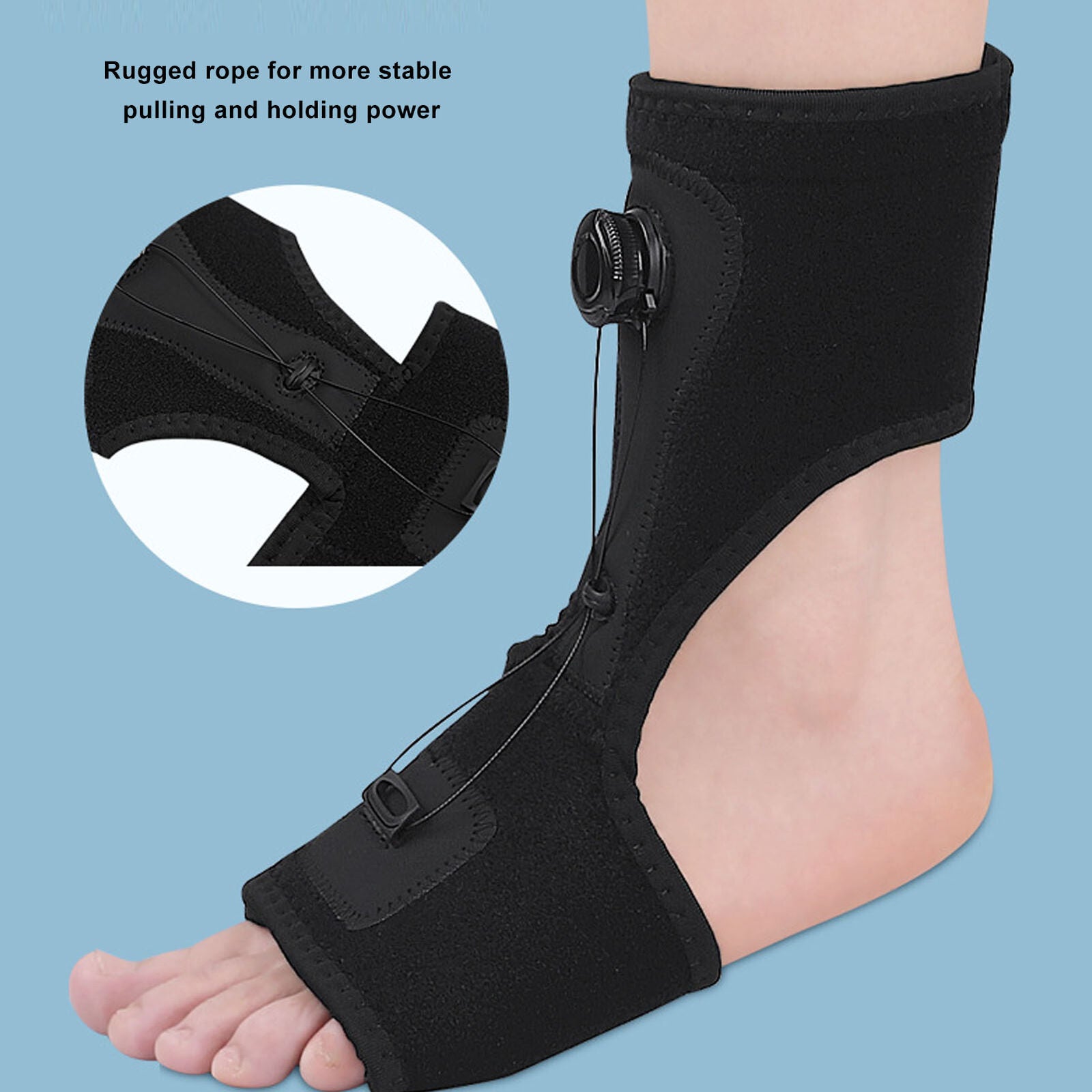 new Plantar Fasciitis Night Splint Adjustable Rotating Knob Sleep Support HGF koeek - KOEEK