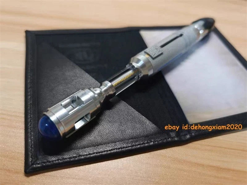 Replica NAWYA Doctor Who 10th Metal Sonic Screwdriver LED Retractable‌ Hand Lamp 07FC0E-D4 - KOEEK