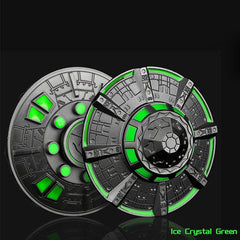 Alien UFO Fidget Spinner EDC Toy Adult Metal Fidget Toy ADHD Hand Spinner Toy 07FC0E-D4 - KOEEK
