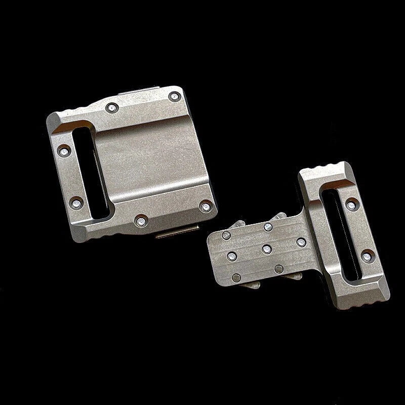 1PC Titanium Tactical Waist Lead Universal Quick Strip Mountaineering Outer Belt 07FC0E-D4 - KOEEK
