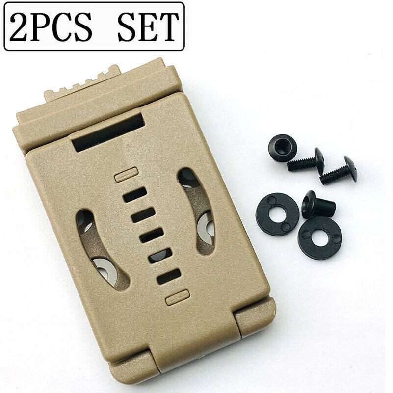 2pc Knife Belt Clip Outdoor Loops Blade Sheath Tool For DIYKydexSheathHolster 07FC0E-D4 - KOEEK