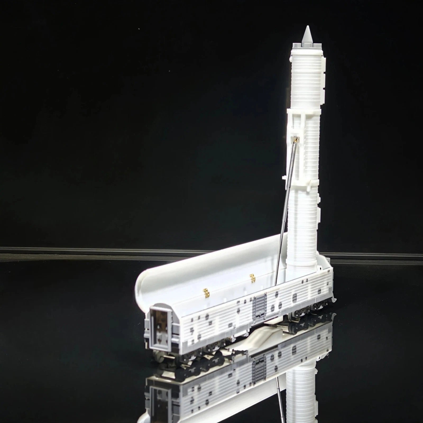 3D Printed 1/72/87/144 Soviet SS-24/RT-23 missile train Unpainted Model Kit！ 07FC0E-D4 - KOEEK
