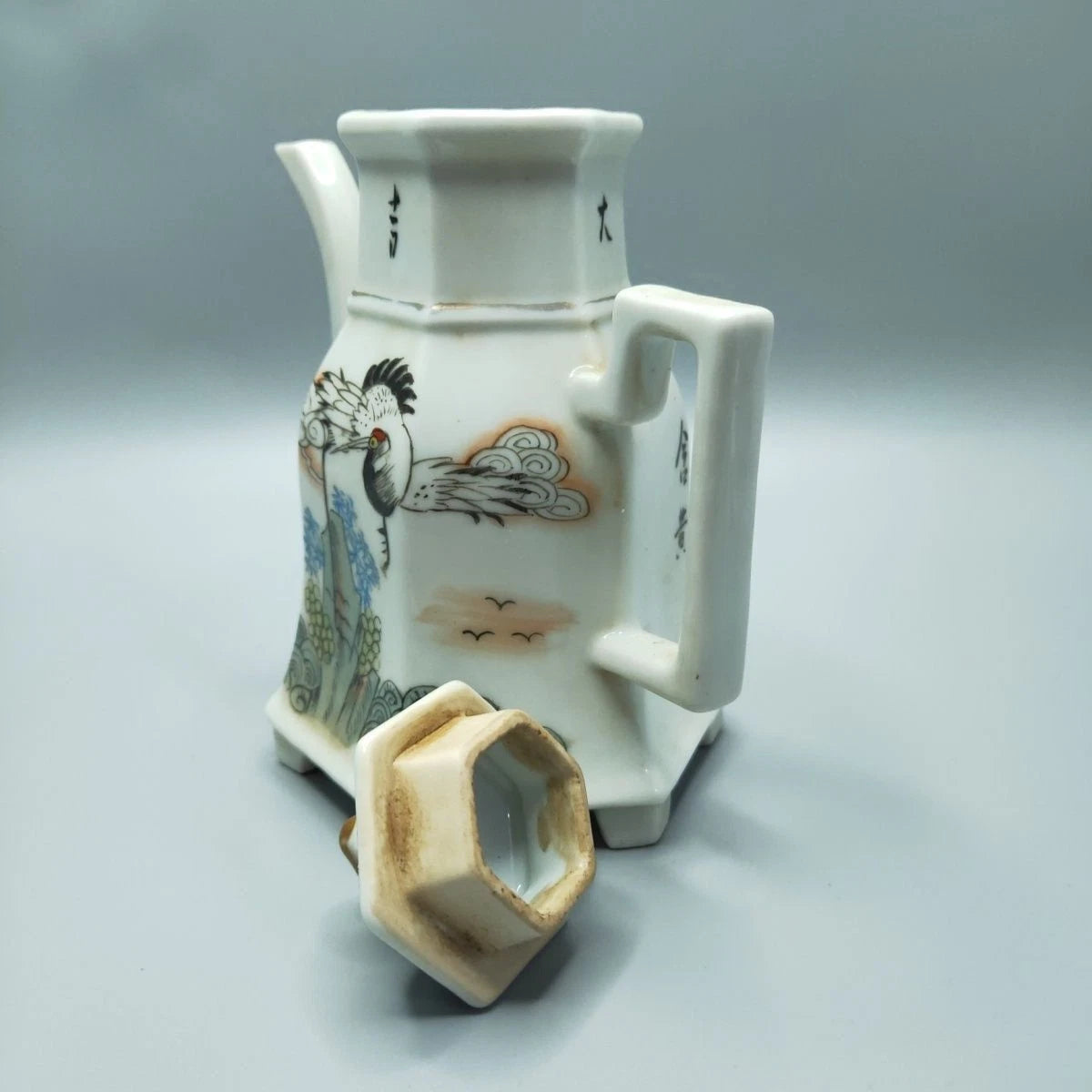 Antique Ming and Qing Anime Kiln Old Porcelain Collection Qing Dynasty Pastel 07FC0E-D4 - KOEEK