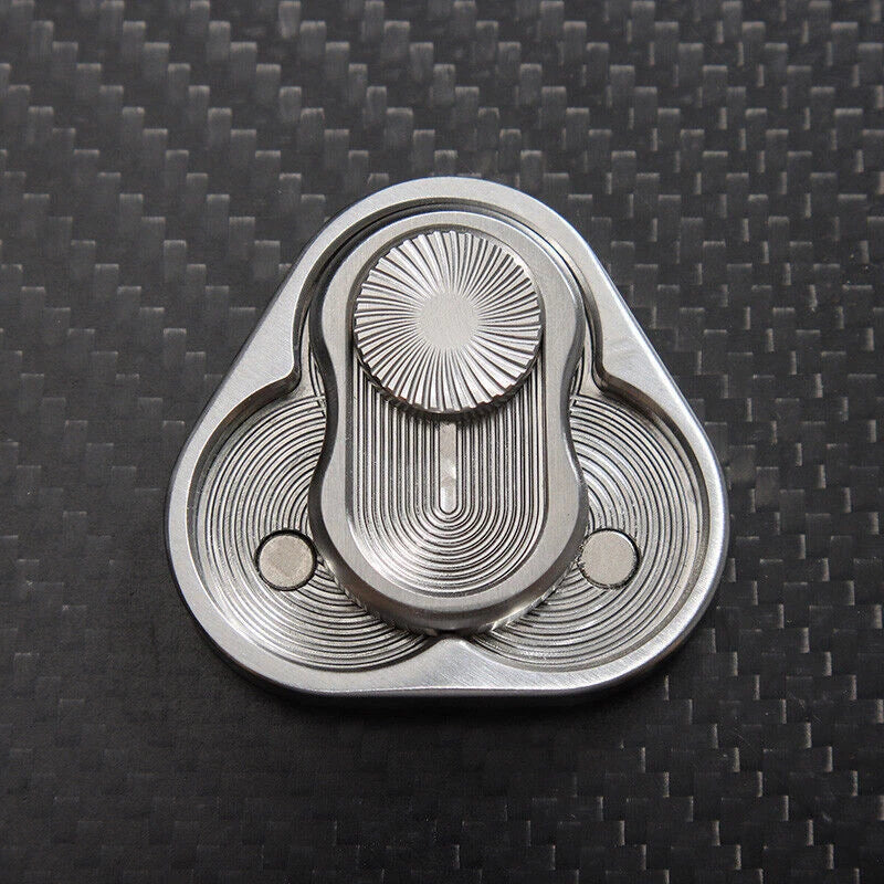EDC Click Clicker Revolve Slider Push Card Hand Fidget decompression Pocket gift 07FC0E-D4 - KOEEK