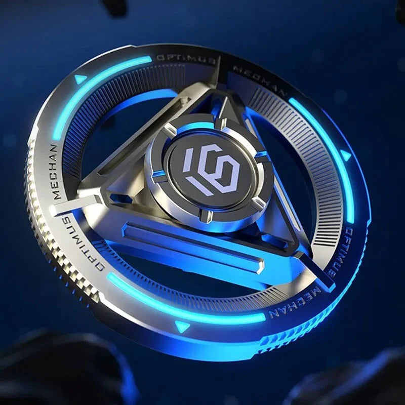 EDC Metal Adult Fidget Toy Commander Luminous Alloy Fidget Spinner ADHD Tool 07FC0E-D4 - KOEEK