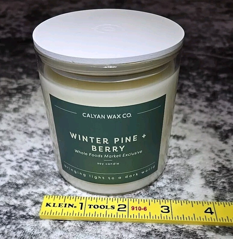 (3) Calyan Wax Co Whole Foods Exclusive Candles Winter Pine Plum Chestnut 8.8oz 07FC0E-D4 - KOEEK
