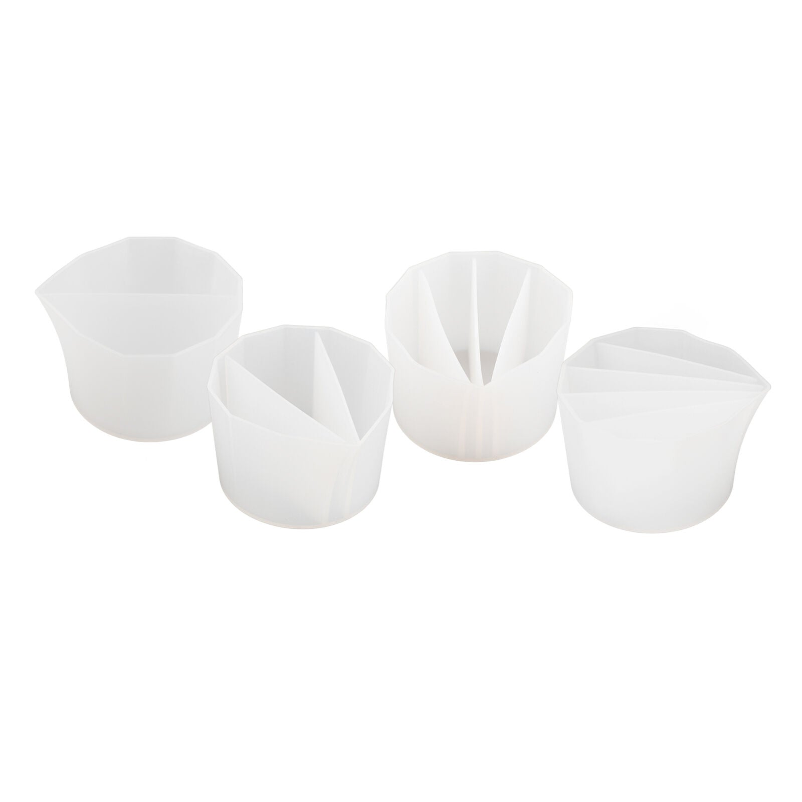 new 4 Styles Split Cups Paint Pouring Paint Aromatherapy Melting Wax Pouring Cup HGF koeek - KOEEK