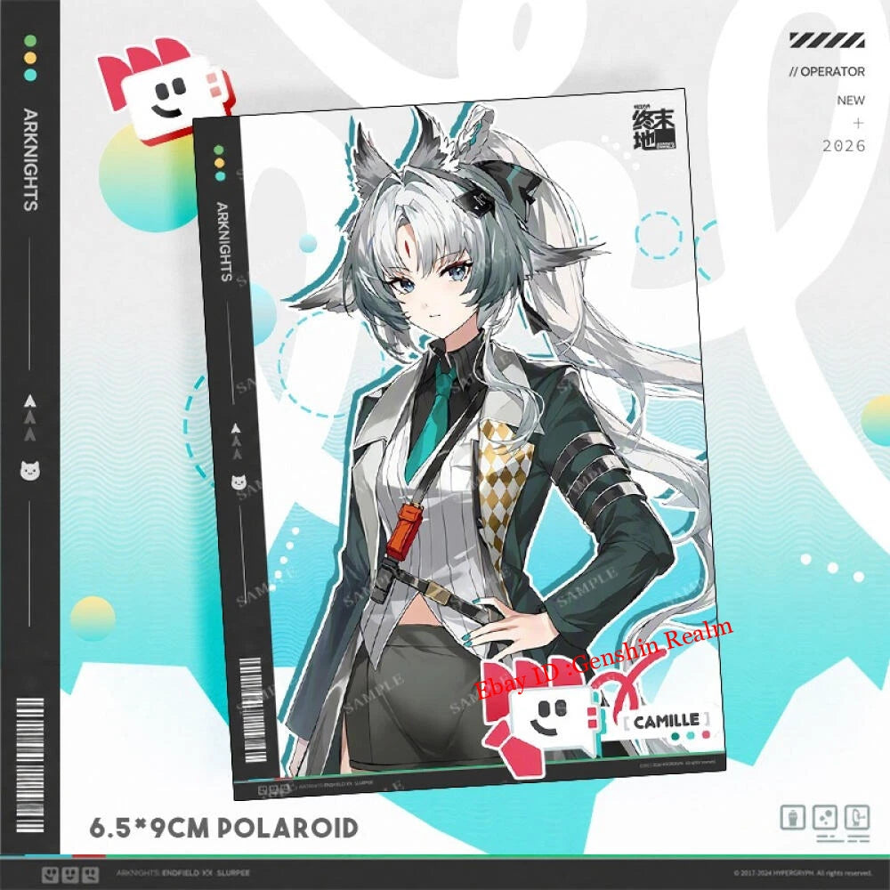 6Pcs/Set Anime Arknights:Endfield Limited Edition Card Decor Collection Gift 07FC0E-D4 - KOEEK