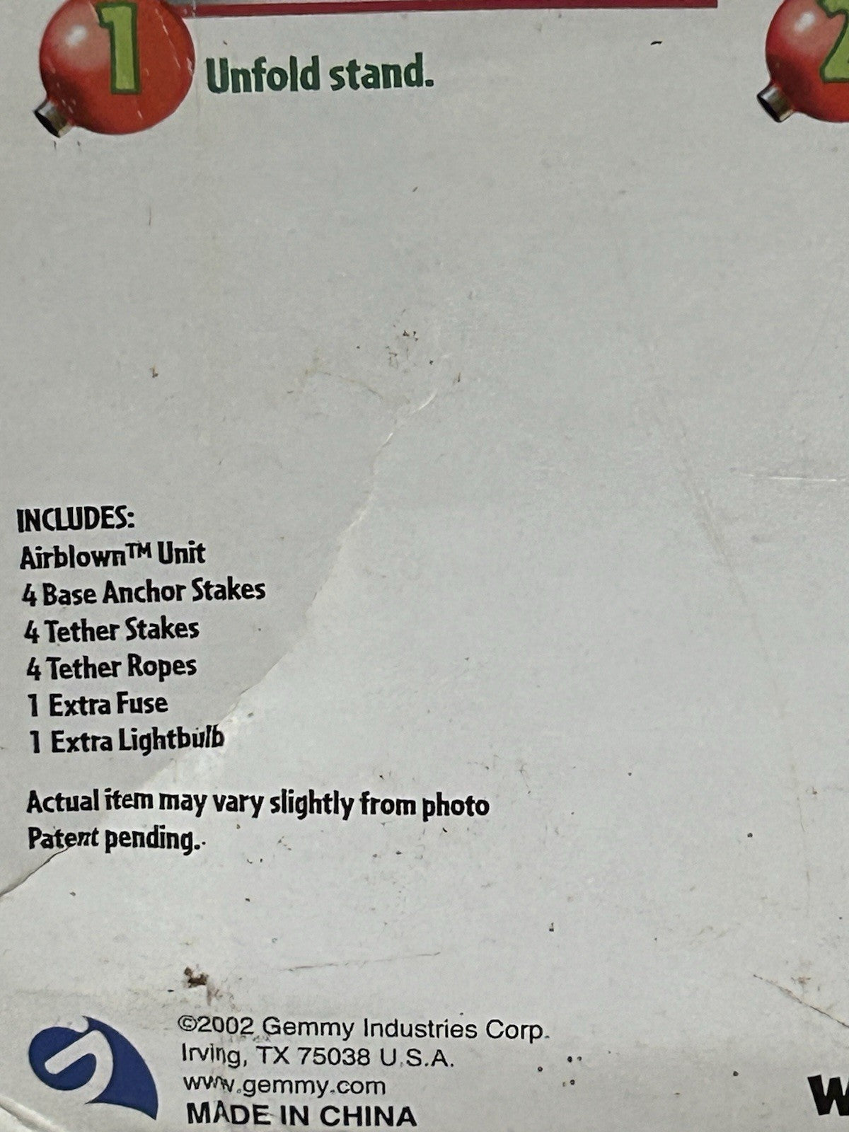 2002 Gemmy 7’ Tall Reindeer Lighted Christmas inflatable Airblown- GEMMY - KOEEK